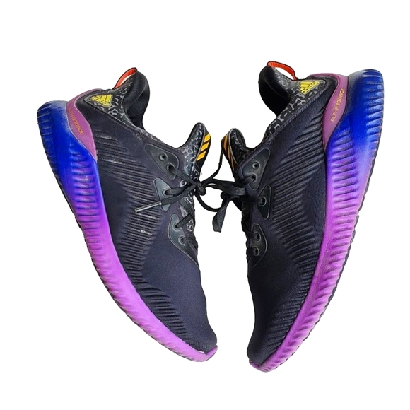 Adidas Men's AlphaBounce Running Shoes Shock Purple / Core Black 7.5 - Picture 1 of 6